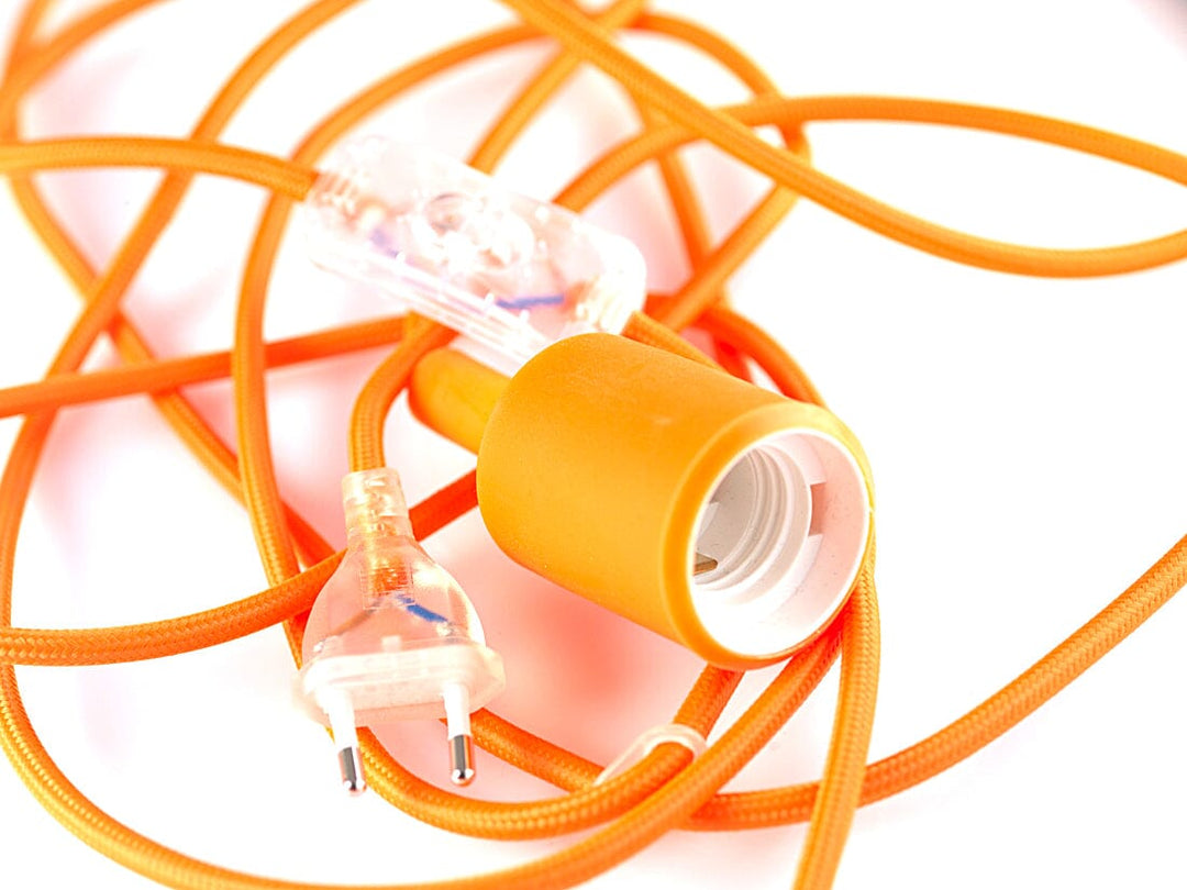 Exclusivité Internet Exclusivité Internet Bala FLUO - Fil Electrique Tissu Luminaire - 4,5m Hoopzi