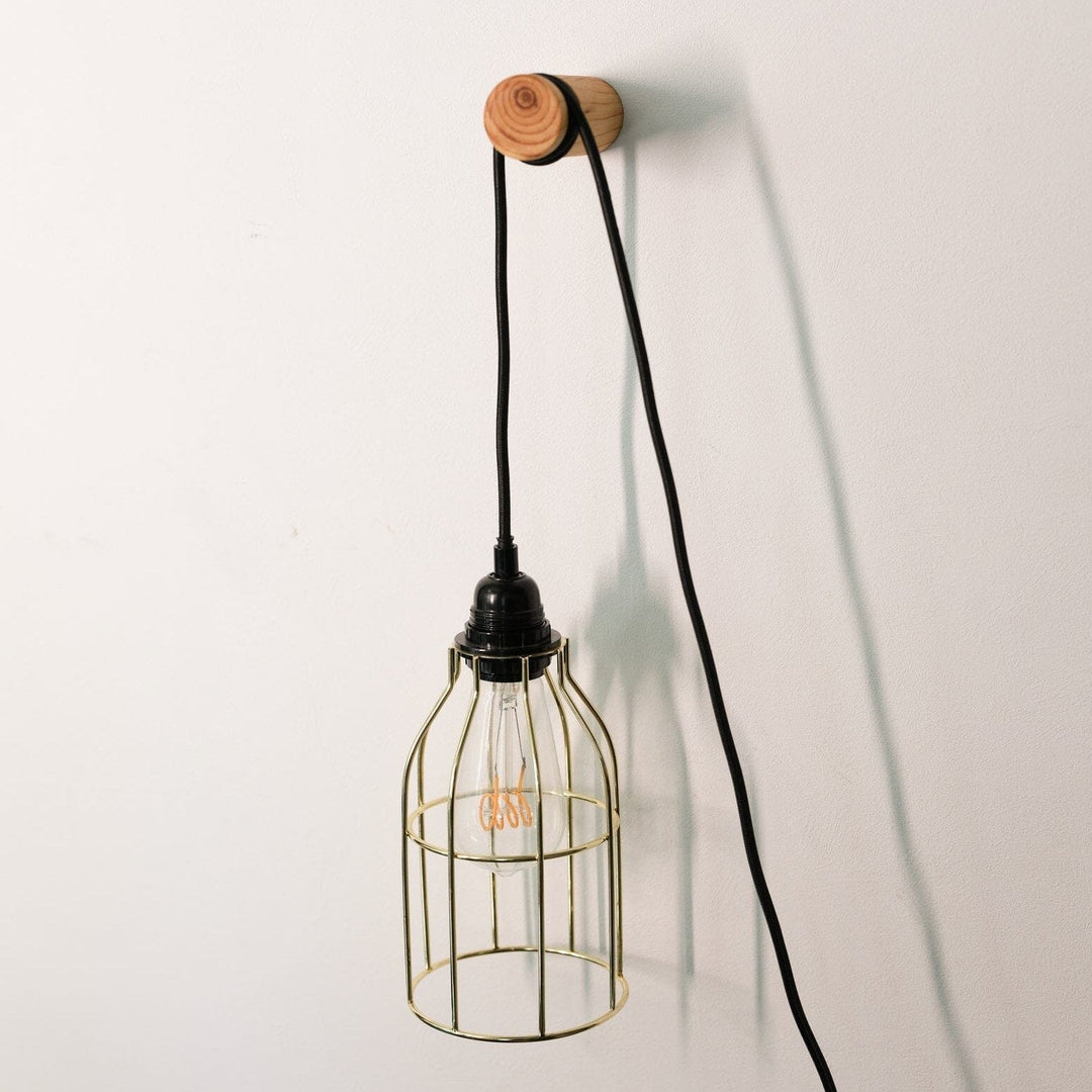 Patère murale en bois naturel Hoopzi