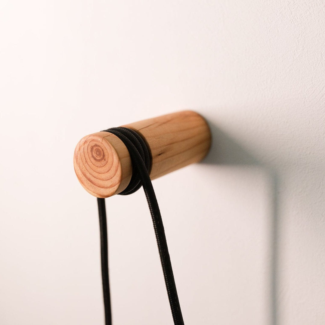 Patère murale en bois naturel Hoopzi Bois clair