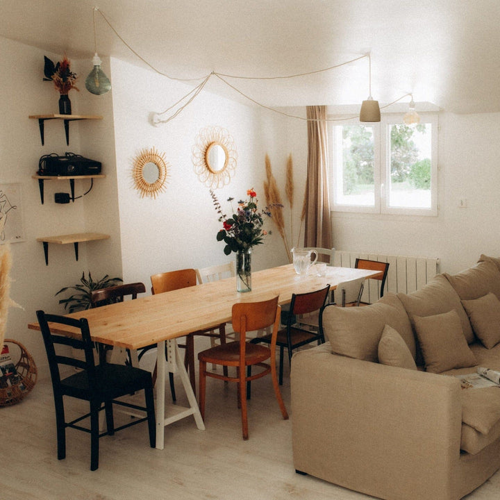 Suspension luminaire Hang 1 en lin Hang Hoopzi
