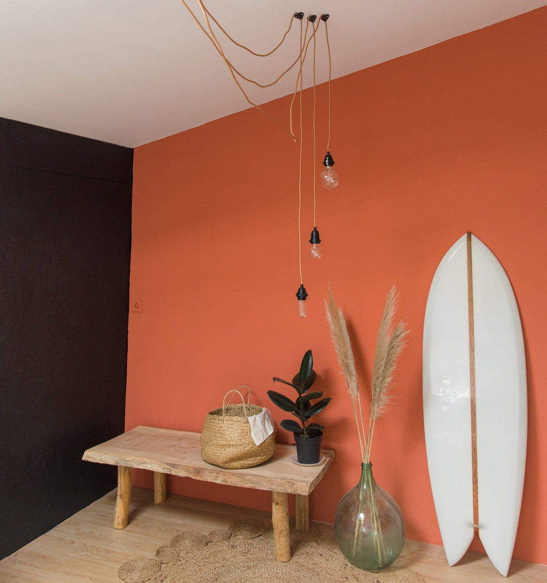 Suspension luminaire Hang 1 en lin Hang Hoopzi 