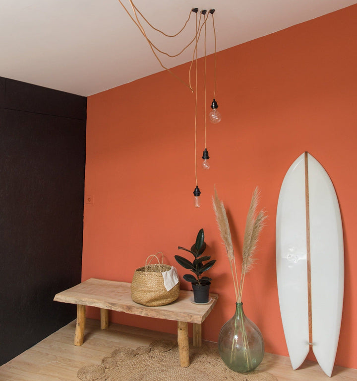 Suspension luminaire Hang 1 en lin Hang Hoopzi