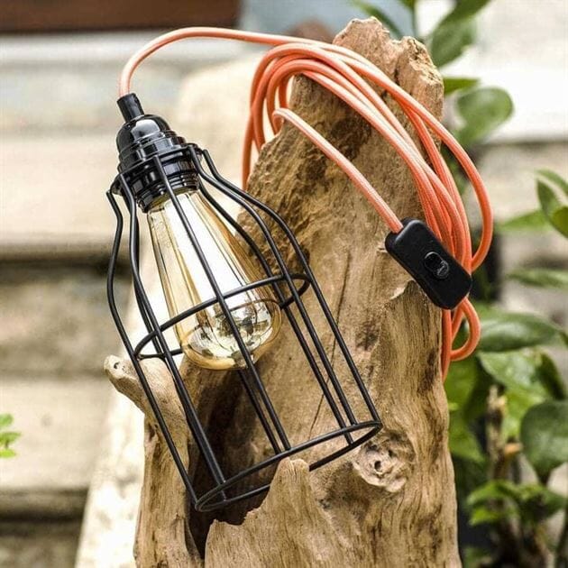 Exclusivité Internet Bala COULEURS - Fil Electrique Tissu - Luminaire 4,5m Hoopzi