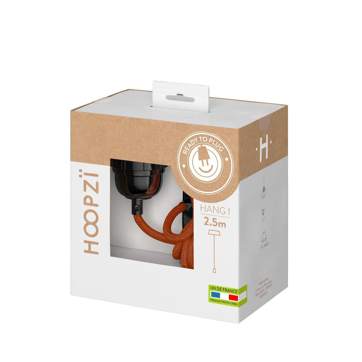 Hang-1 Suspension Plafonnier en Lin Français Hoopzi