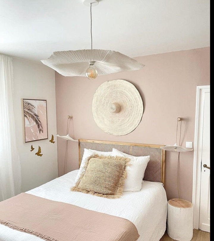 Suspension ficelle chambre adulte