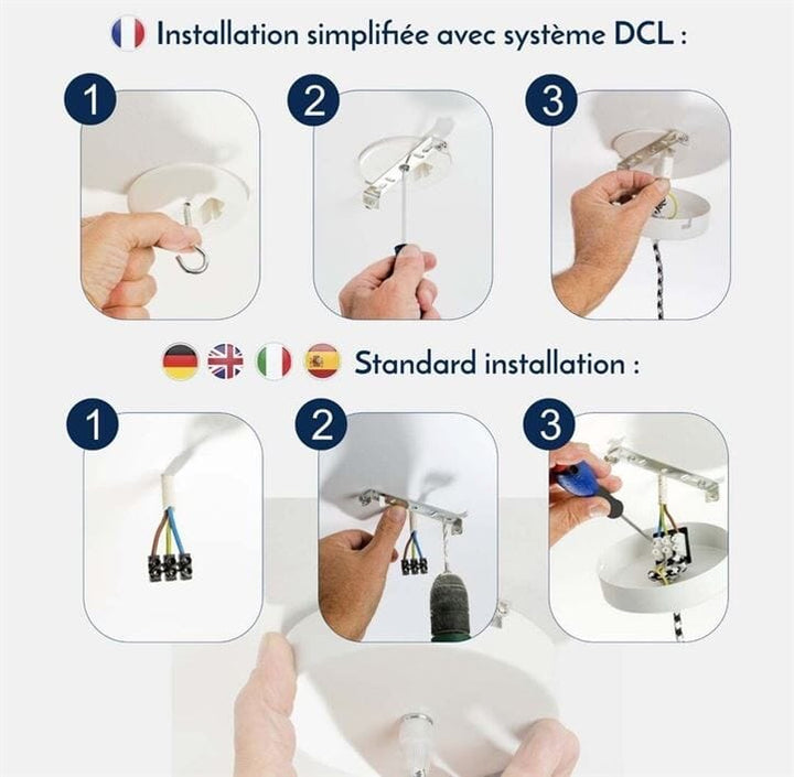 Suspension luminaire nature matière naturelle tuto