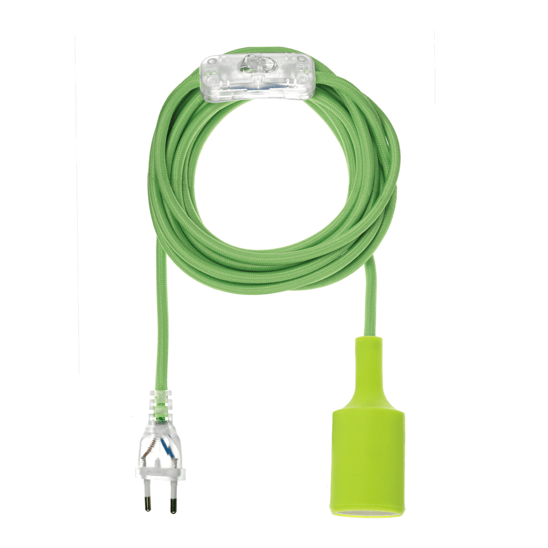 BALA - Câble luminaire en textile fluo – Exclusivité Internet Bala Hoopzi BALA fluo vert