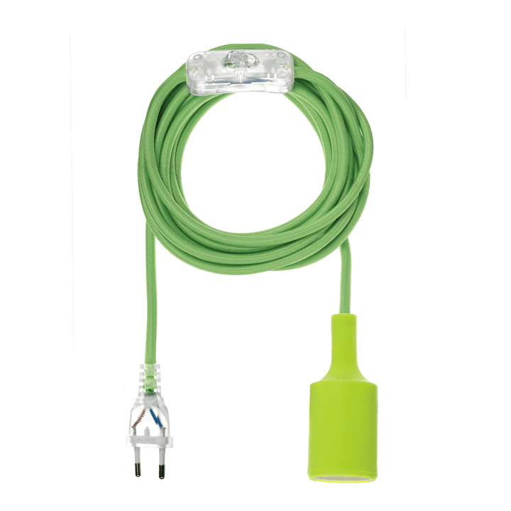 BALA - Câble luminaire en textile fluo – Exclusivité Internet Bala Hoopzi BALA fluo vert