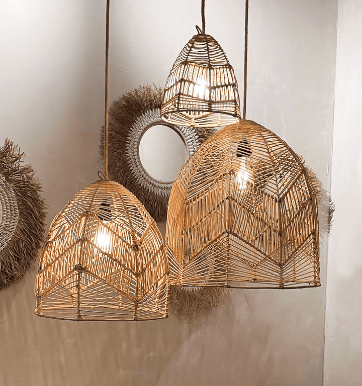 Ensemble luminaire Bali Bala Abat-jour Hoopzi