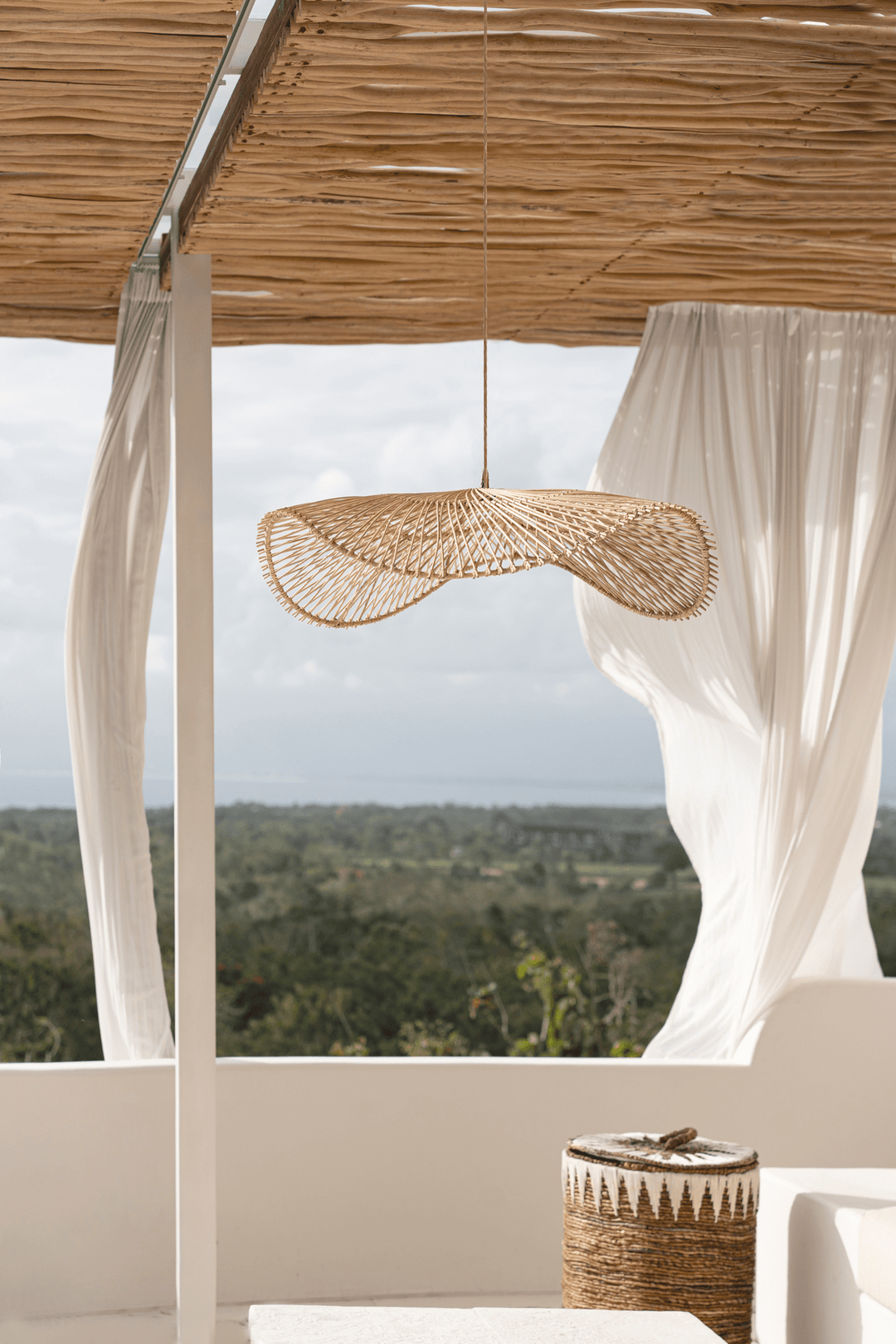 Ensemble luminaire Bali Chapeau Abat-jour Hoopzi