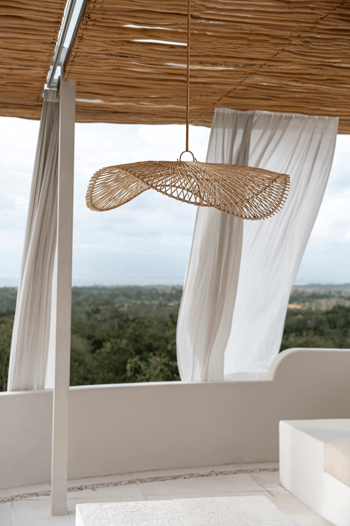 Ensemble luminaire Bali Chapeau Abat-jour Hoopzi