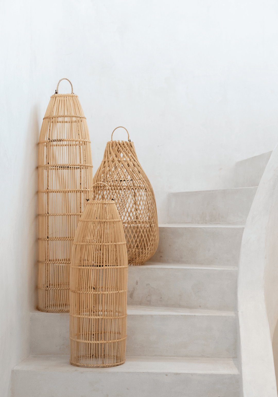 Ensemble luminaire Bali Fish Trap Abat-jour Hoopzi