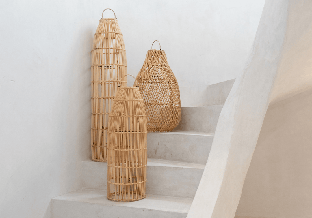 Ensemble luminaire Bali Fish Trap Abat-jour Hoopzi