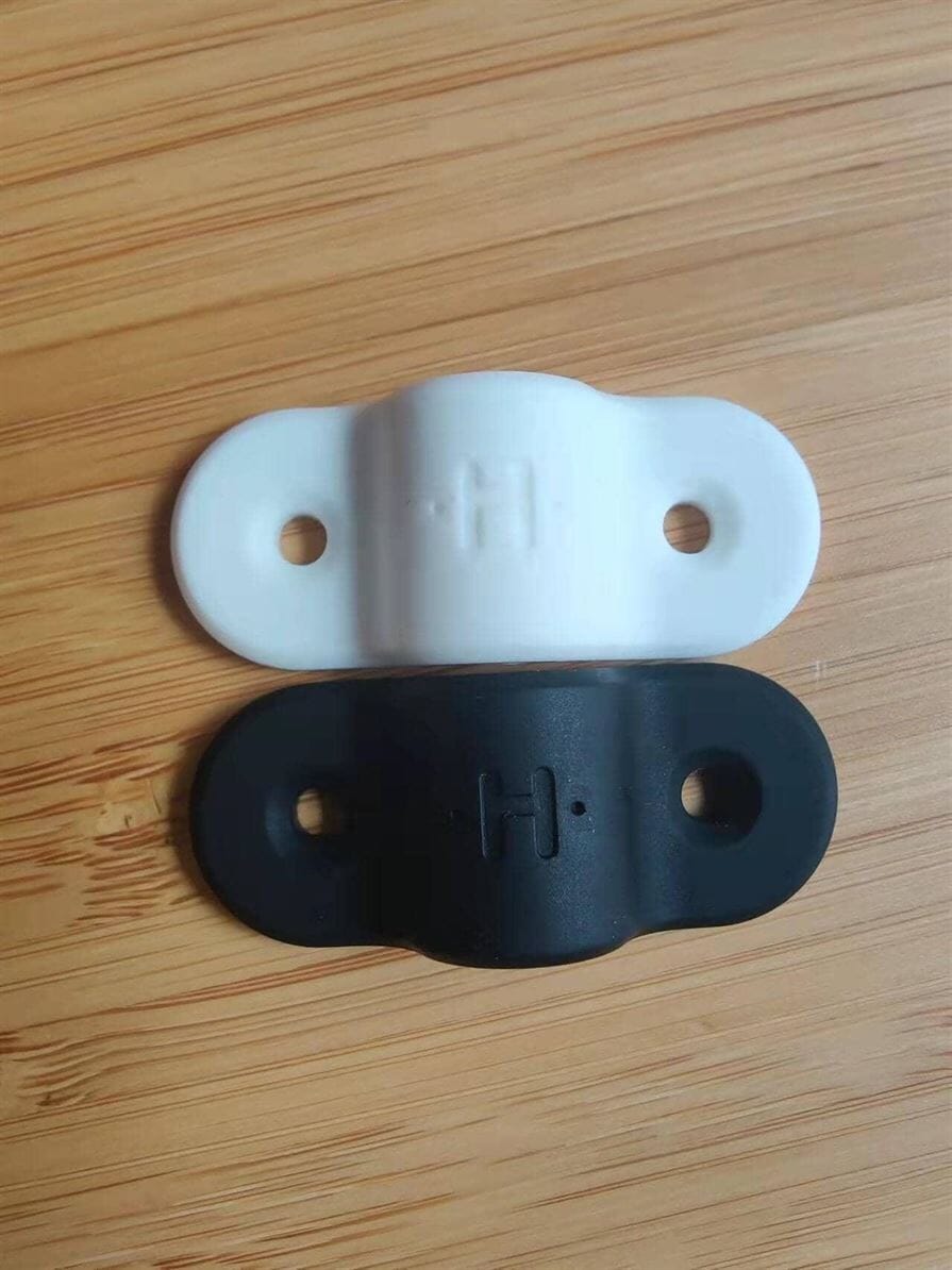 10 crochets silicone - Blanc Attaches Hoopzi