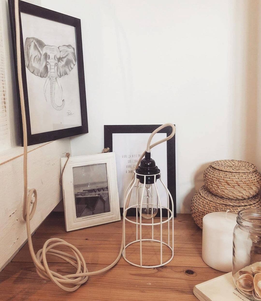 Lampe baladeuse Bala en lin Hoopzi