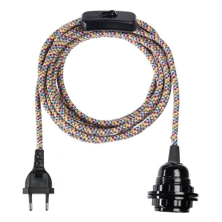 Exclusivité Internet Bala MOTIFS - Fil Electrique Tissu - Luminaire 4,5m Bala Hoopzi