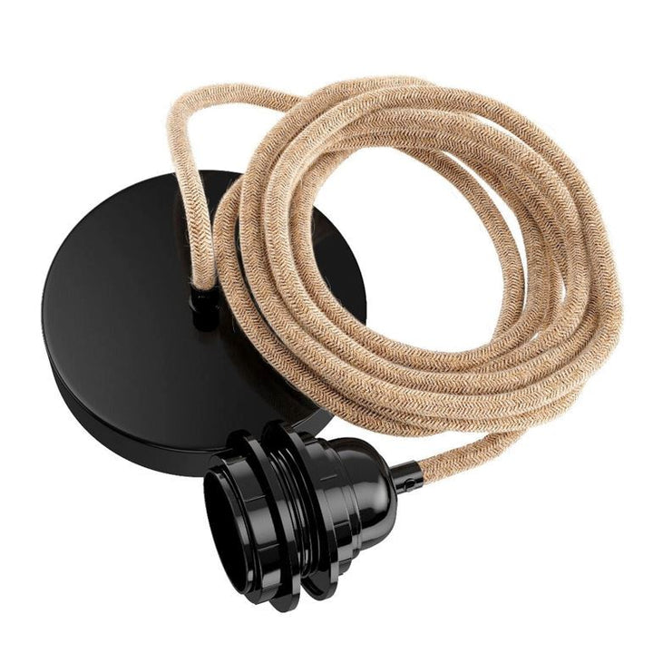 Suspension luminaire scandinave en lin