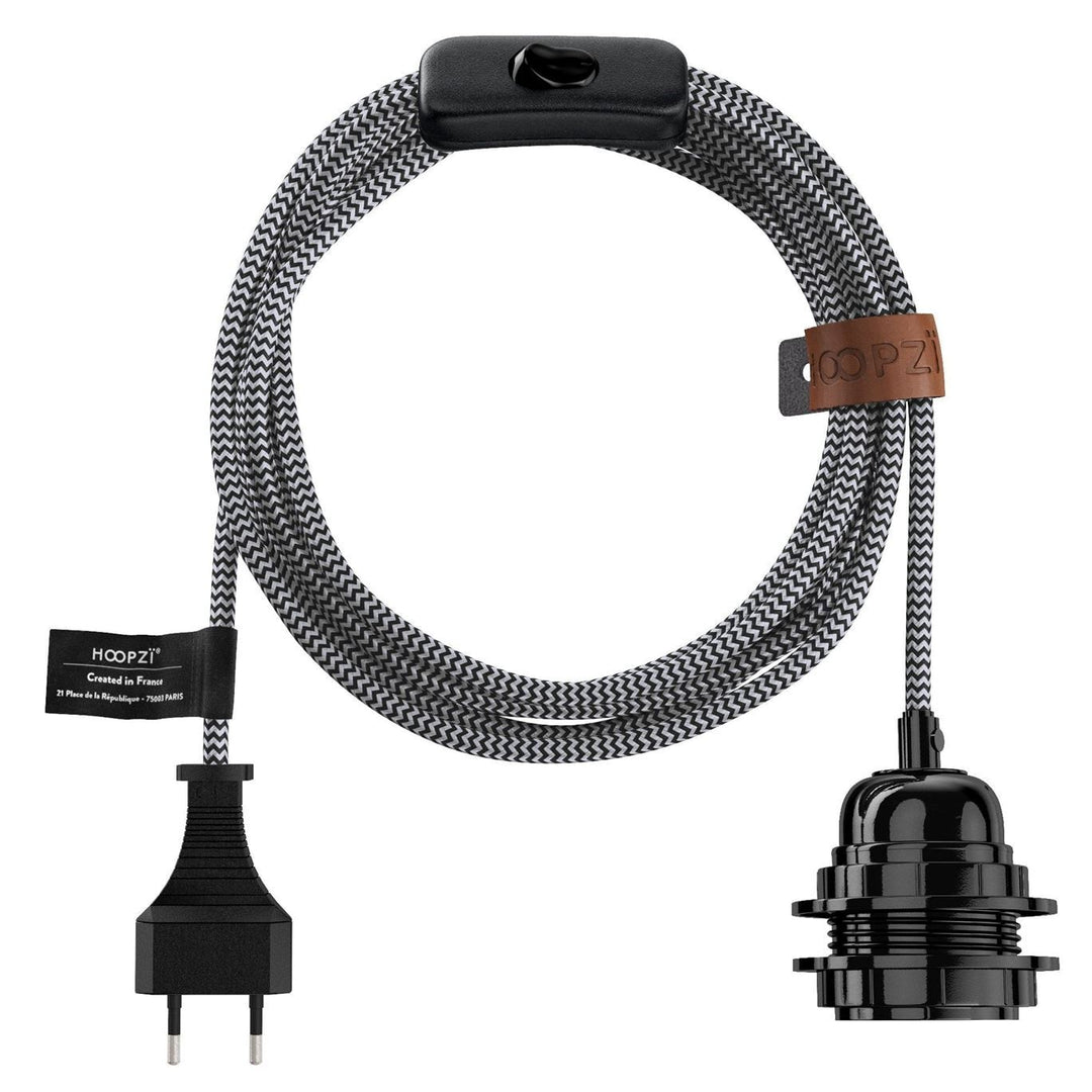 Lampe Baladeuse Bala Luxe Bala Hoopzi bala-motif-zigzag-noir-et-blanc