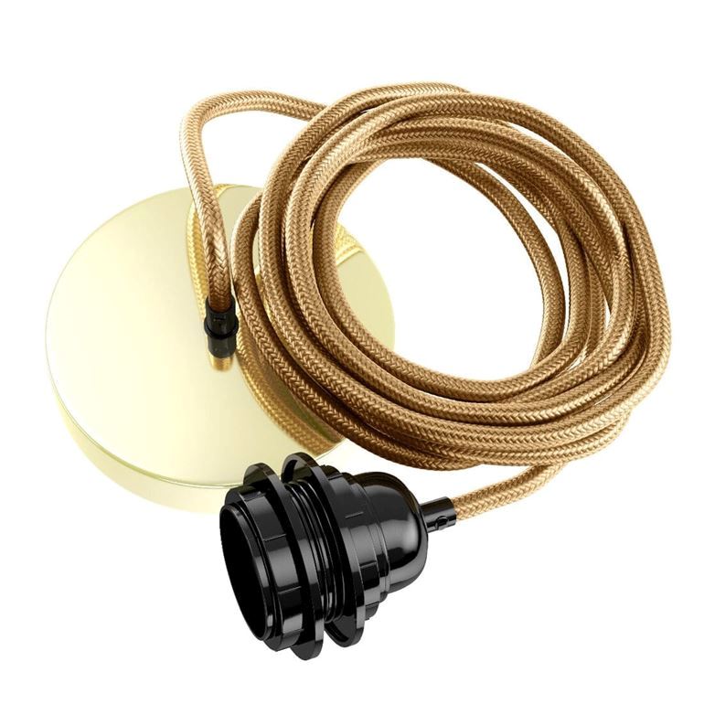 Hang-1 Suspension Plafonnier 1 Fil 2,50m Hoopzi hang-1-gold