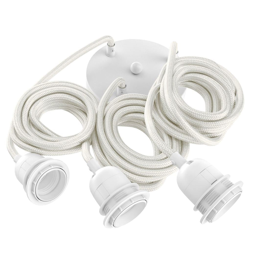 Hang-3 Suspension Plafonnier 3 Fils 2,50m Hoopzi hang-3-blanc-shine