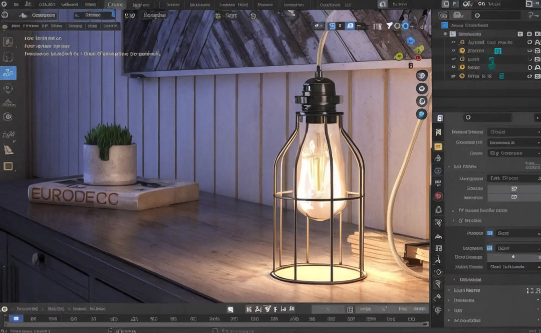 Modélisation luminaire SketchUp Architectes & Décorateurs