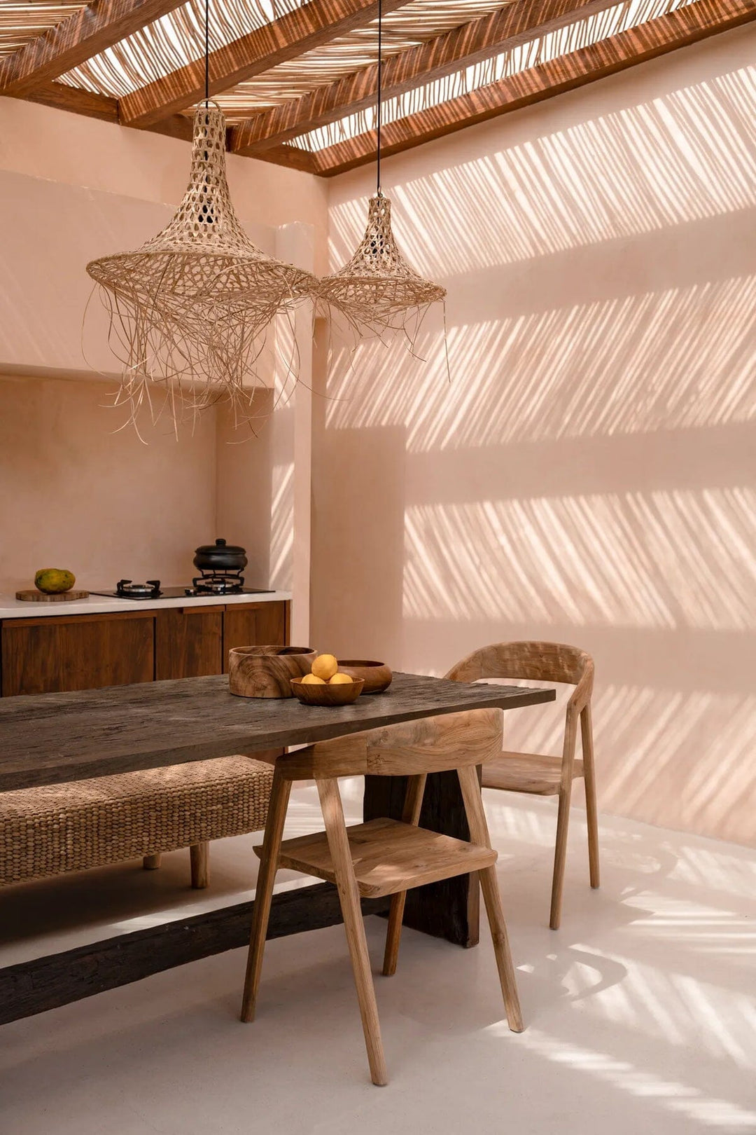 Mykonos abažur - Prirodno - M