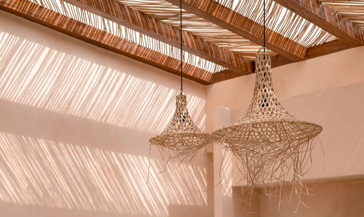 Abat-jour Mykonos - Naturel - M Abat-jour Hoopzi 