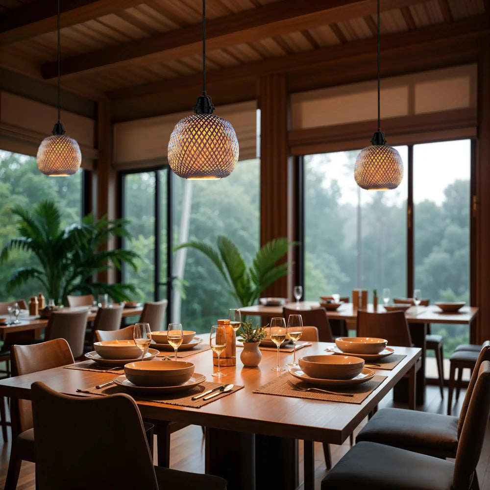 Nouveauté — Ampoule Led Floating Globe Bamboo Bronze Ampoule LED Hoopzi 