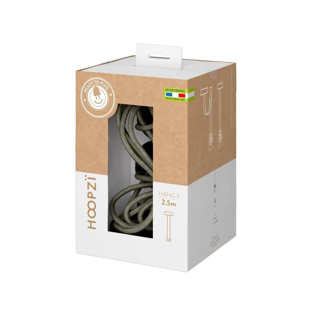 Sospensione per Illuminazione Hang 1 in Lino