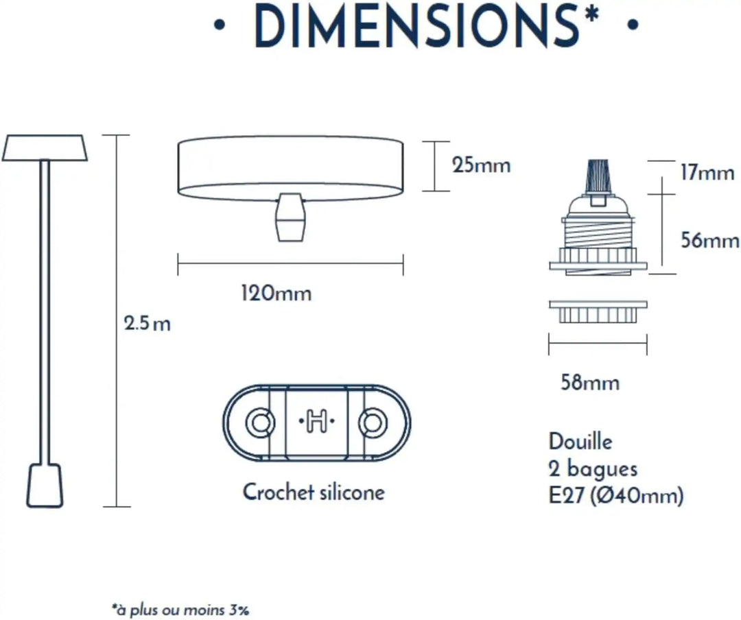 Sospensione per Illuminazione Hang 1 in spago grezzo