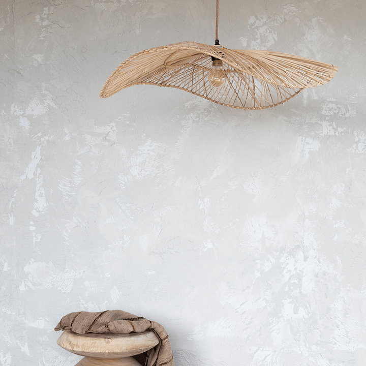 Ensemble luminaire Bali Chapeau Abat-jour Hoopzi 