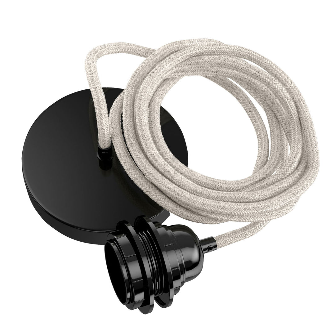 Sospensione per Illuminazione Hang 1 in Lino