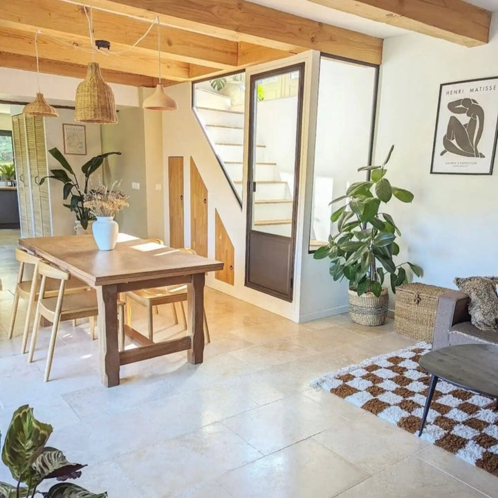 Sospensione per Illuminazione Hang 1 in Materiale Naturale Intrecciato