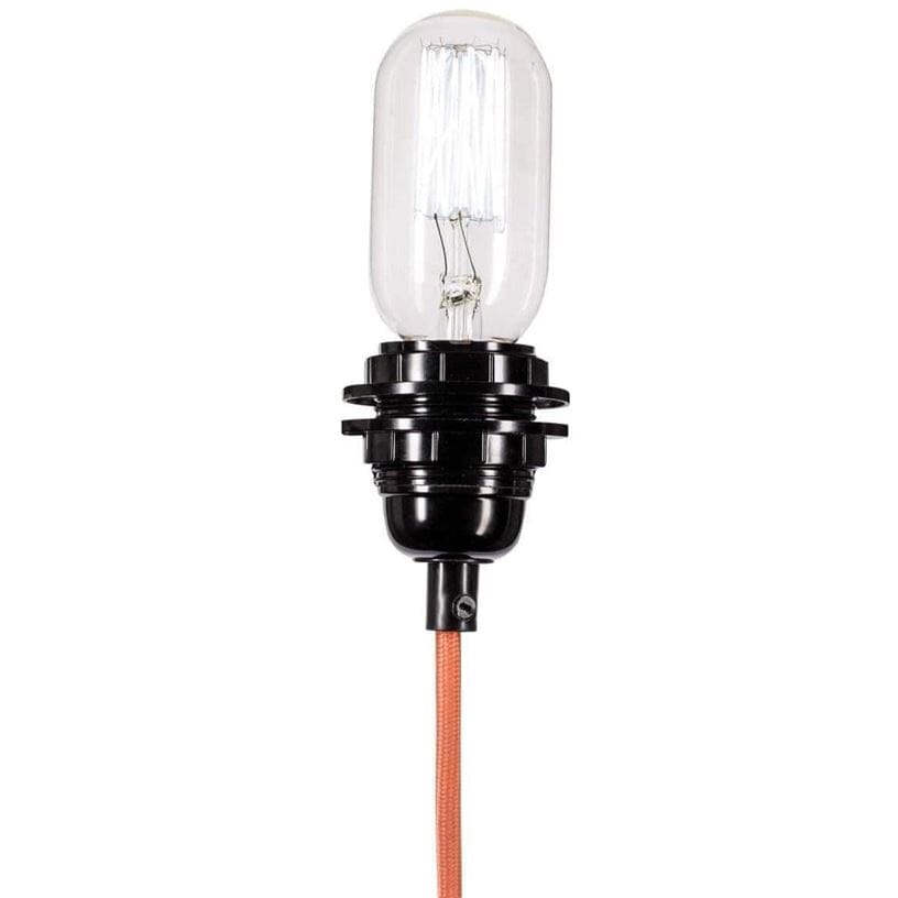Hoopzi - Hang 3 - Suspension 3 Lumières - Fil Électrique Tissu 2,5 Mètres -  Douille E27 - Ficelle / Blanche