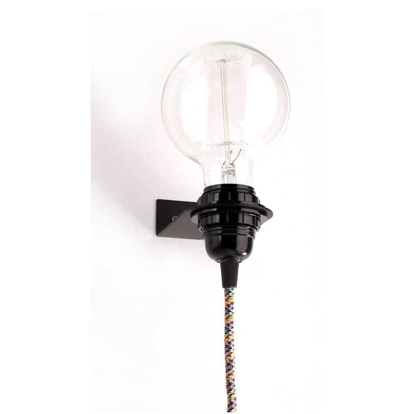 Suspension luminaire, Fil électrique tissu 4,5m E27 avec interrupteur,  Baladeuse déco, Cuivre, Hoopzi Bala