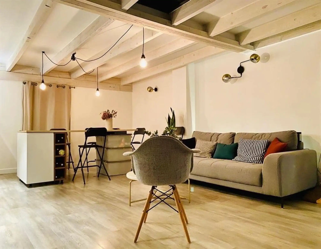 Suspension luminaire HANG 5 – Câbles tissés en ficelle brute