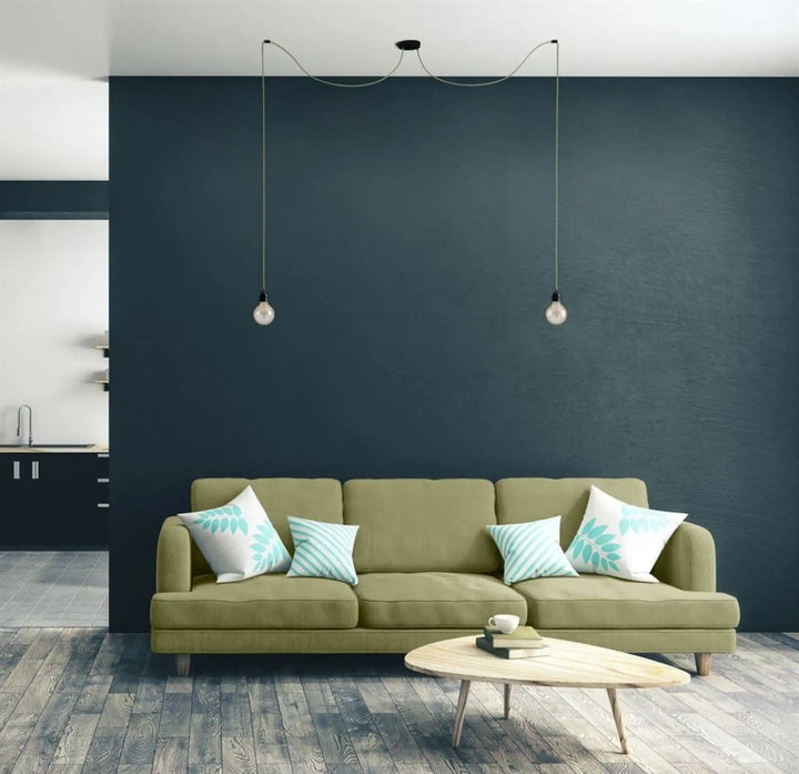 Sospensione per Illuminazione Hang 2 in Lino