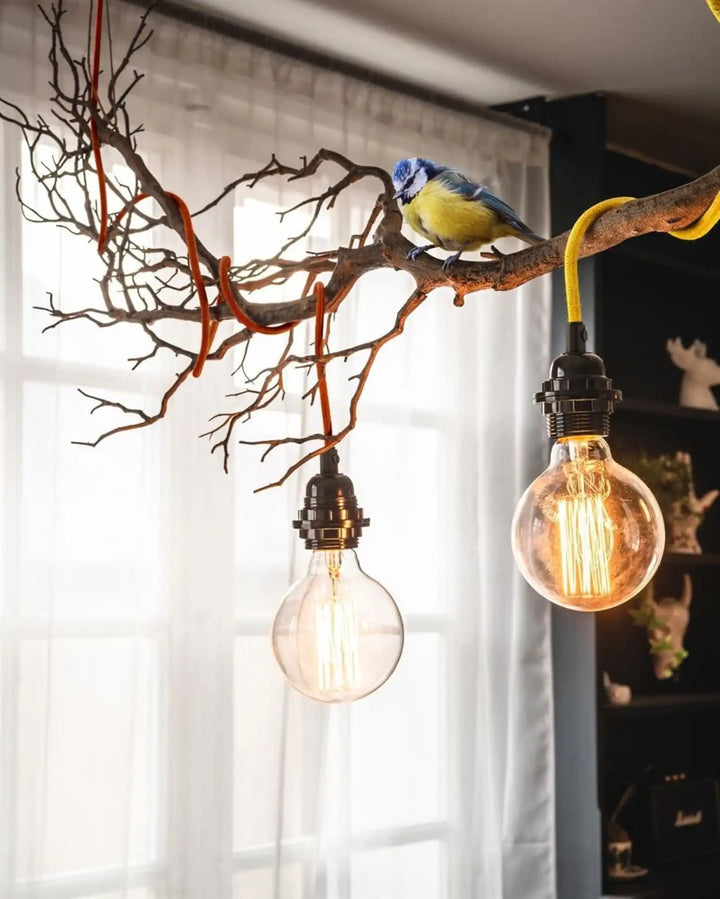 Câble luminaire Bala 4,5 m – Lampe baladeuse design en lin tissé