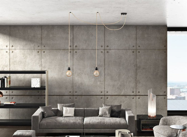 Suspension luminaire design salon moderne