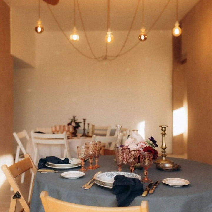 Hang 3 light pendant in raw twine