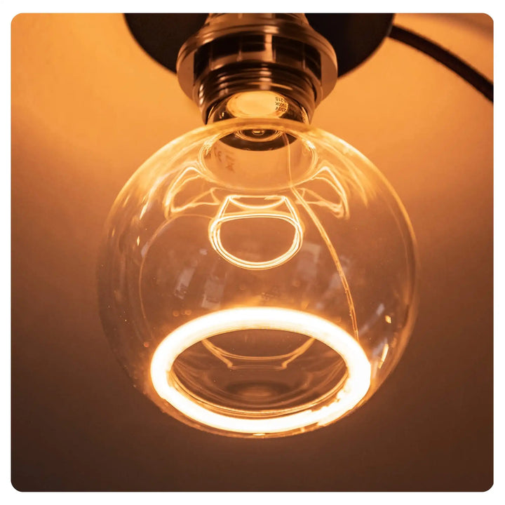 Ampoule LED Floating Globe, diamètre 125, allumé