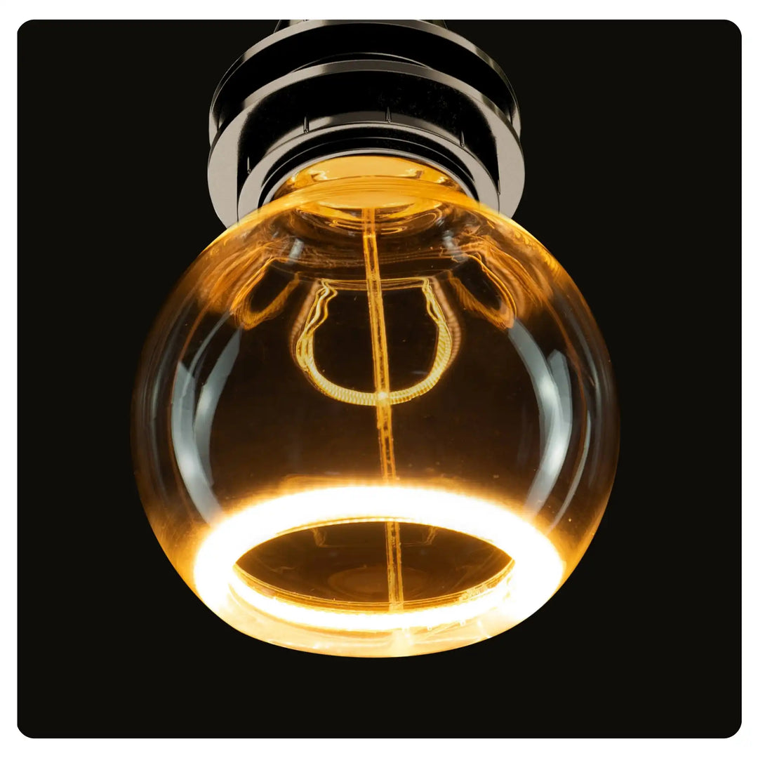 Ampoule Floating Globe clair, allumé, diamètre 80 cm