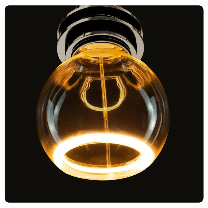 Ampoule Floating Globe clair, allumé, diamètre 80 cm