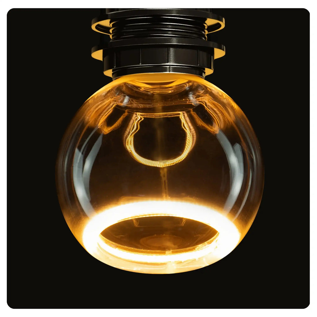 Ampoule Floating Globe clair, allumé, diamètre 80 cm