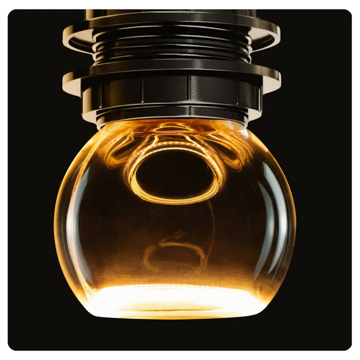 Ampoule Floating Globe clair, allumé, diamètre 80 cm