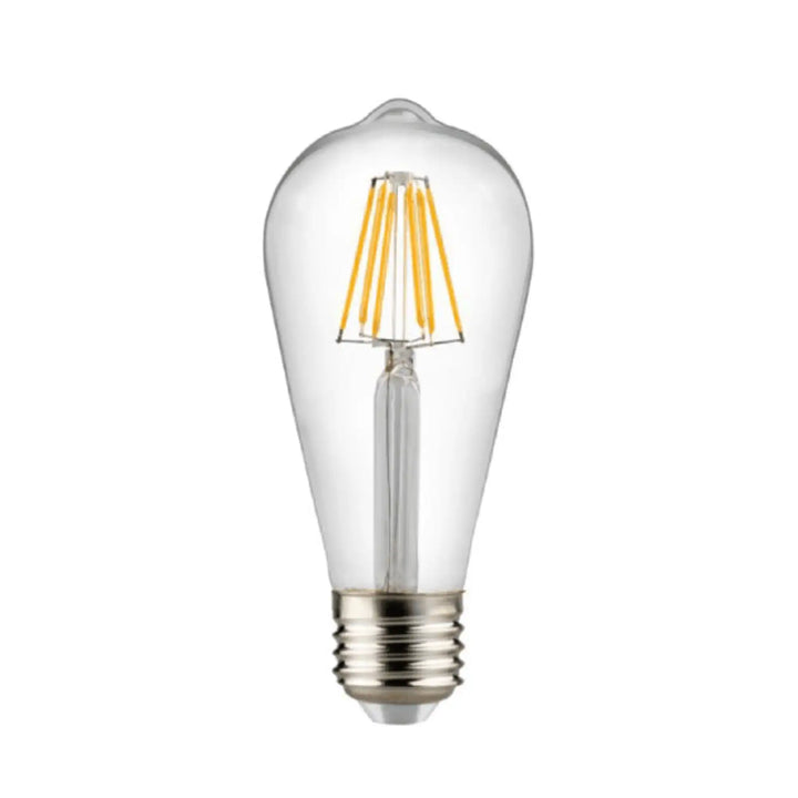 Bombilla LED Edison E27 ST64 4W Transparente