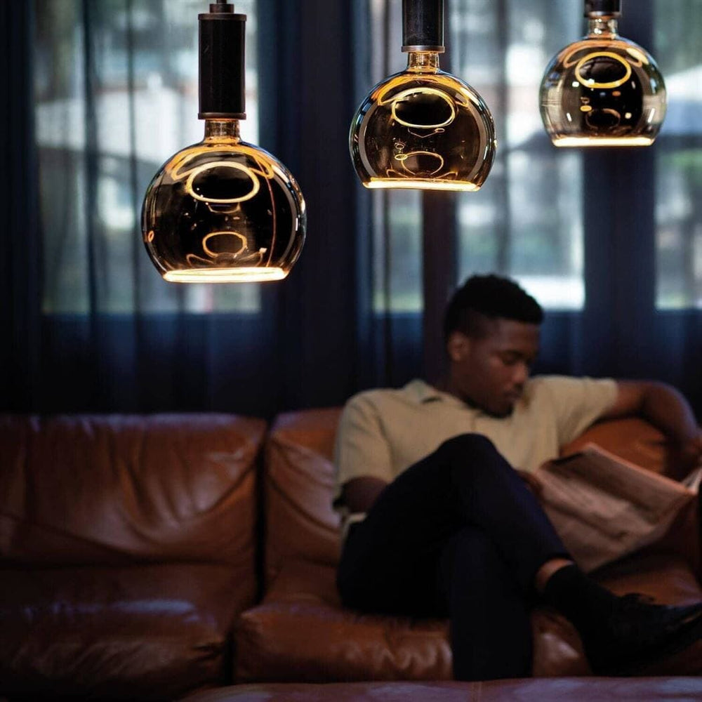 Ampoule Abat-jour LED La Smokey floating globe 200 Ampoule LED Hoopzi 