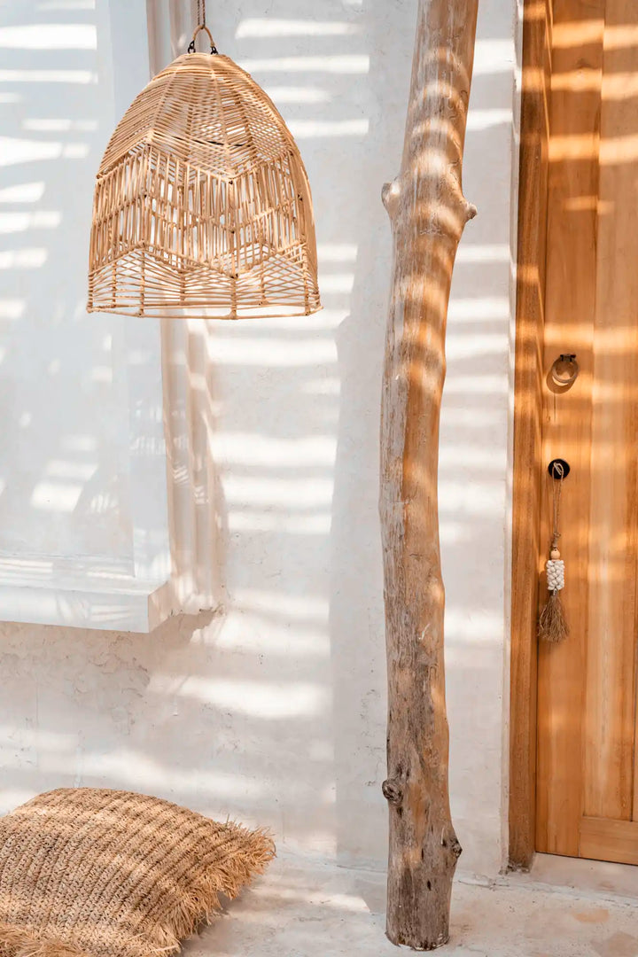 Abat-jour en rotin naturel BALI – Style bohème chic