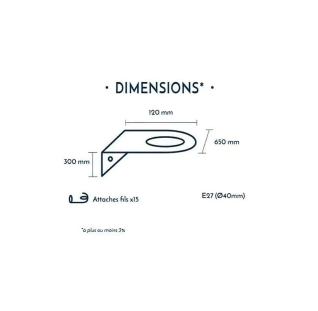 Pequeña lámpara de pared