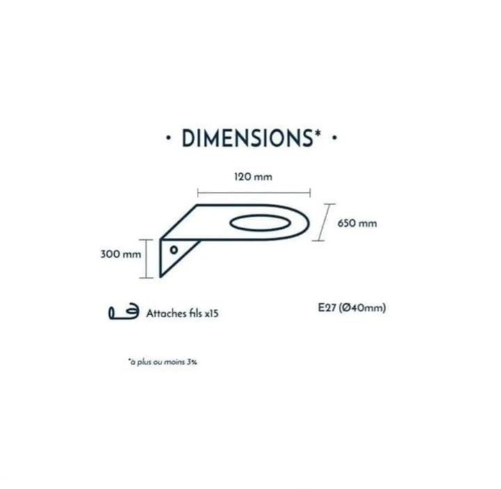 Pequeña lámpara de pared